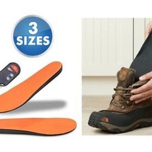 Deluxe rechargeable Wireless heated insoles with